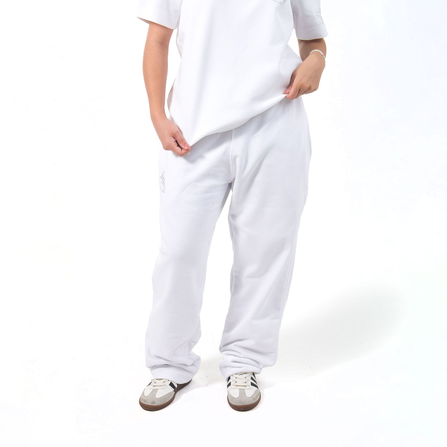Essentials White Sweatpants