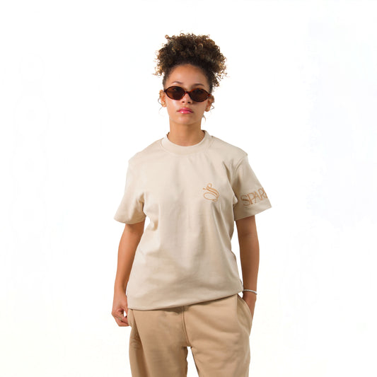 Essentials Beige Regular Fit T-shirt