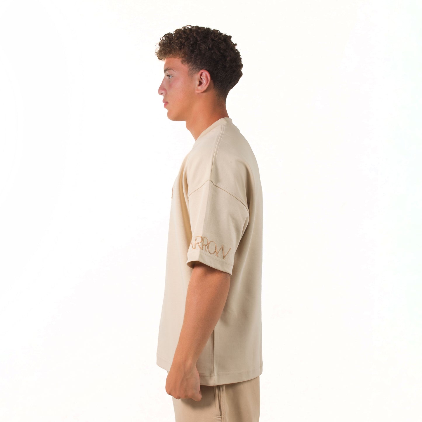 Essentials Beige Oversized T-shirt