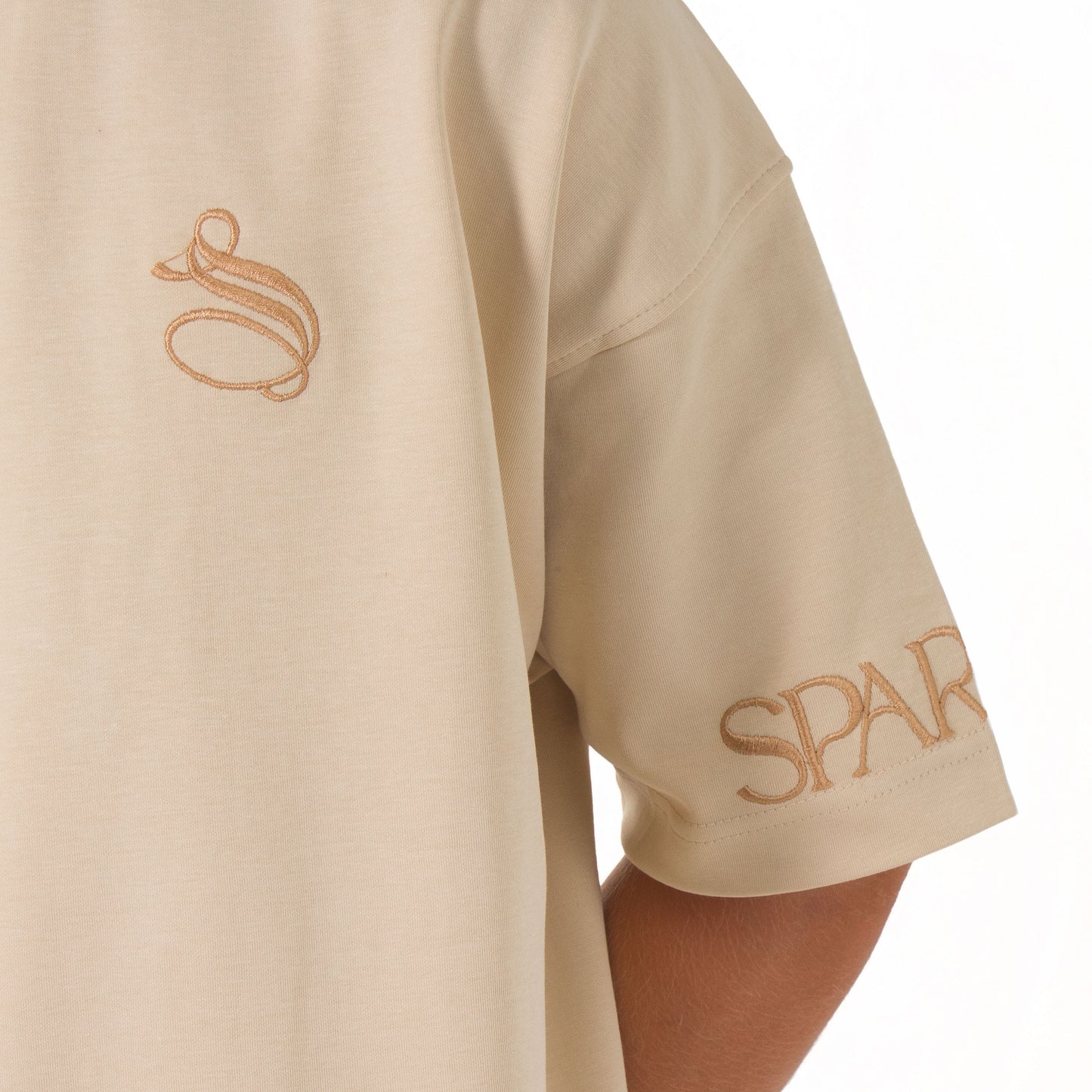 Essentials Beige Oversized T-shirt