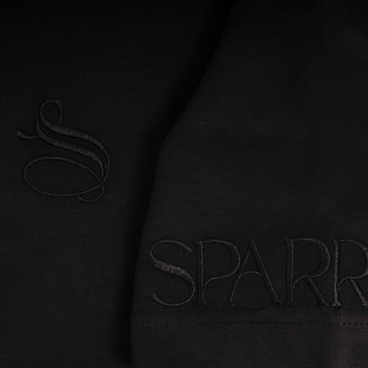 Essentials Black Oversized T-shirt - SPARROW