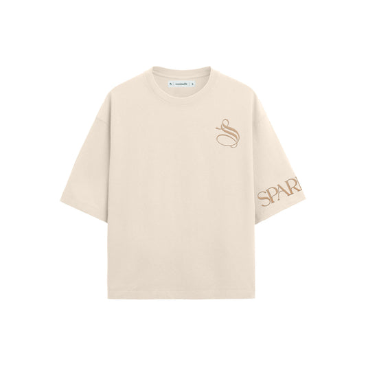Essentials Beige Oversized T-shirt
