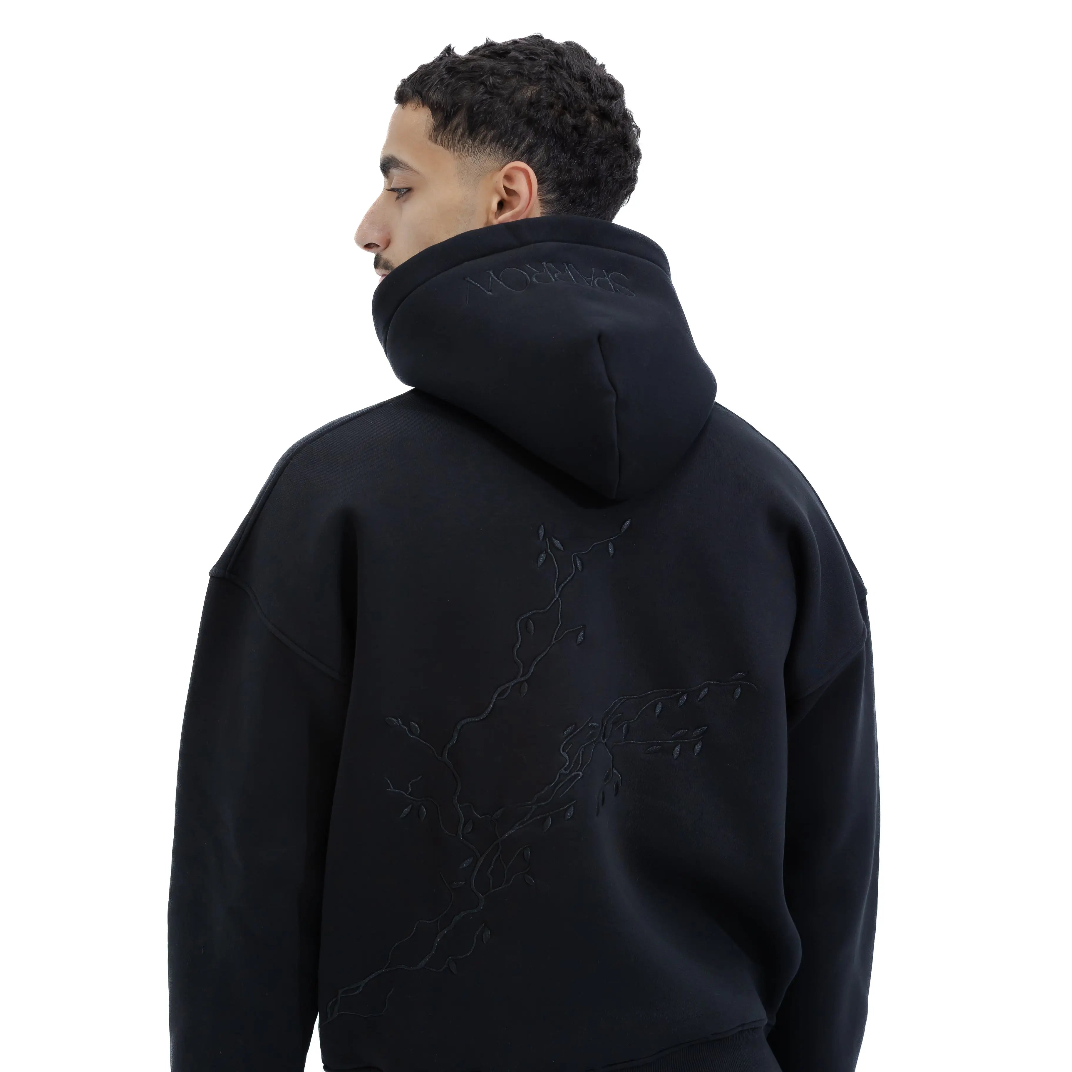 Origin Black Hoodie - SPARROW