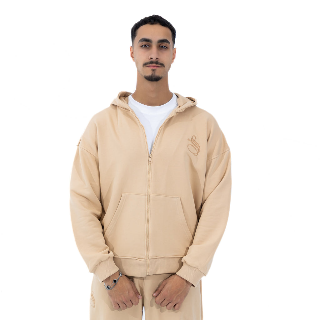 Essentials Beige Jacket - SPARROW