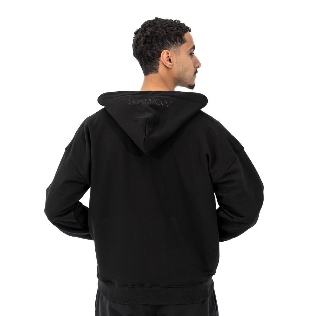 Essentials Black Jacket - SPARROW