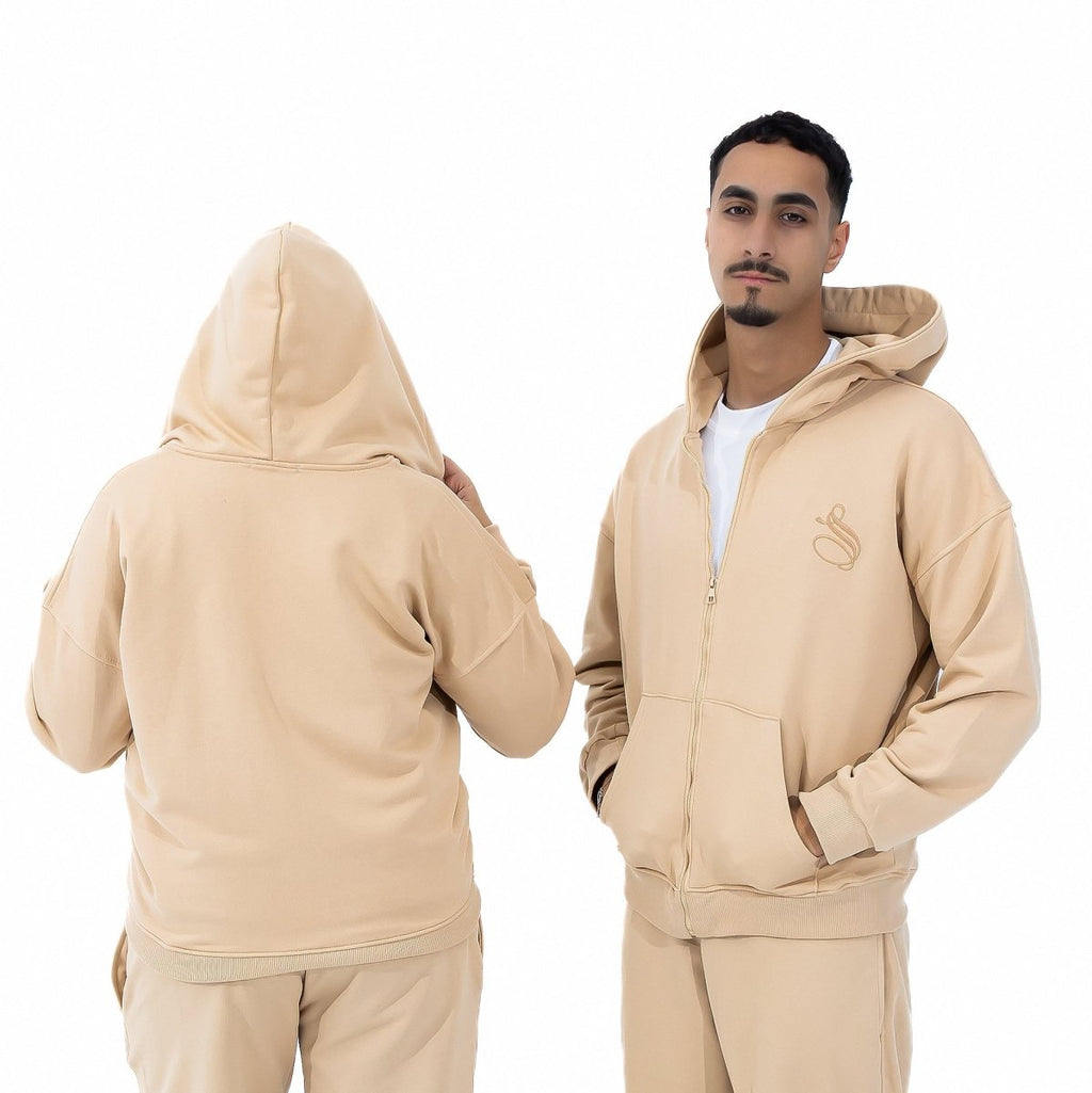 Essentials Beige Jacket - SPARROW