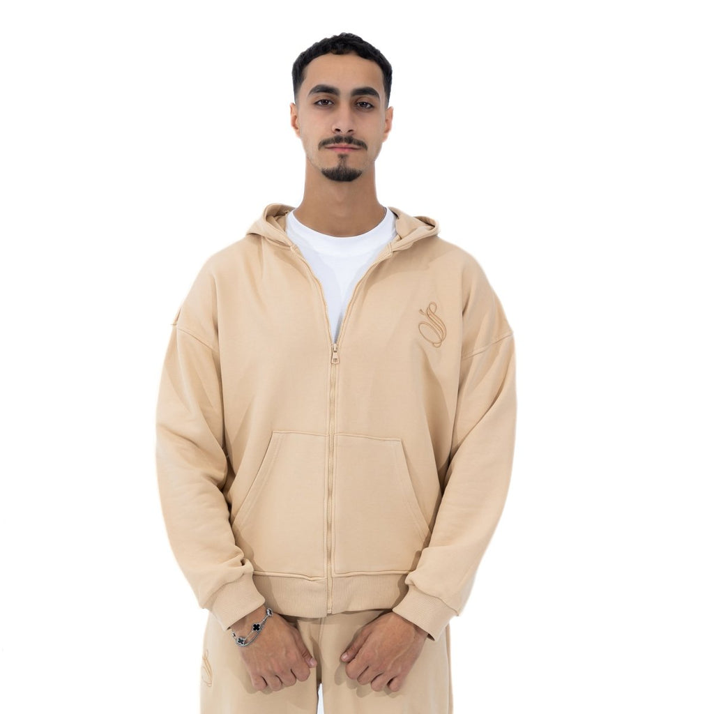 Essentials Beige Jacket - SPARROW