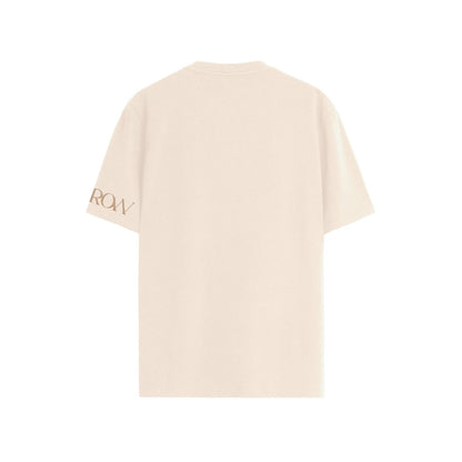 Essentials Beige Regular Fit T-shirt - SPARROW
