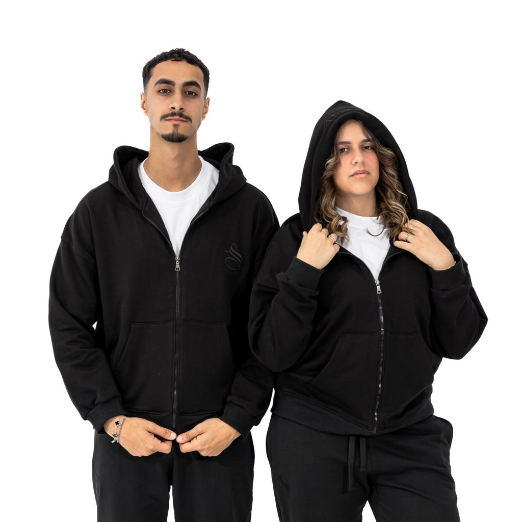 Essentials Black Jacket - SPARROW