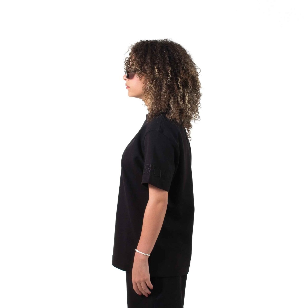Essentials Black Regular Fit T-shirt - SPARROW