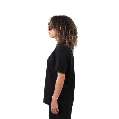 Essentials Black Regular Fit T-shirt - SPARROW