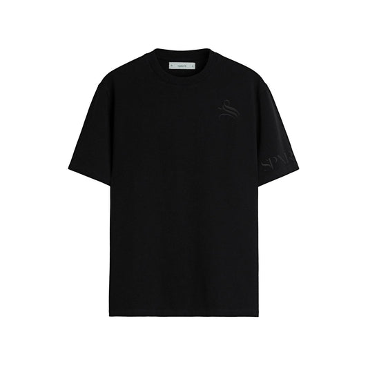 Essentials Black Regular Fit T-shirt - SPARROW