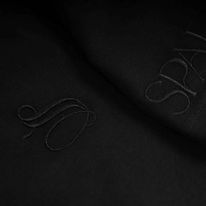 Essentials Black Regular Fit T-shirt - SPARROW