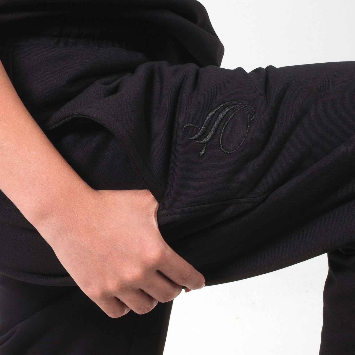 Essentials Black Sweatpants - SPARROW
