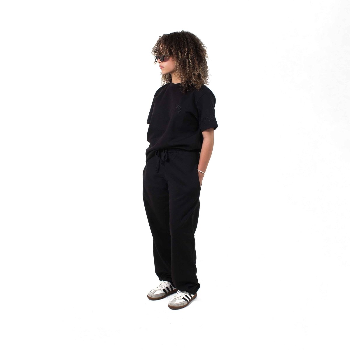 Essentials Black Sweatpants - SPARROW
