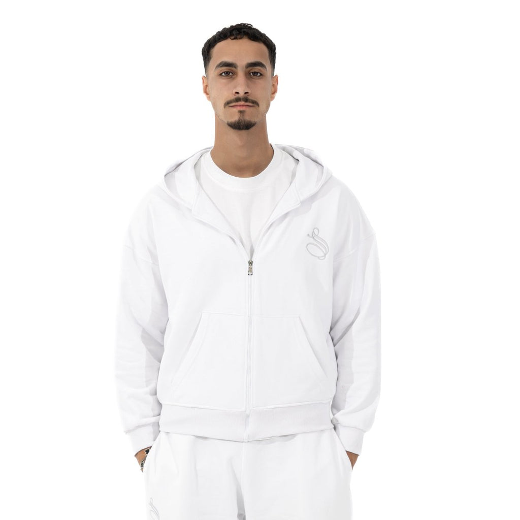 Essentials White Jacket - SPARROW