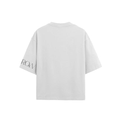 Essentials White Oversized T-shirt - SPARROW