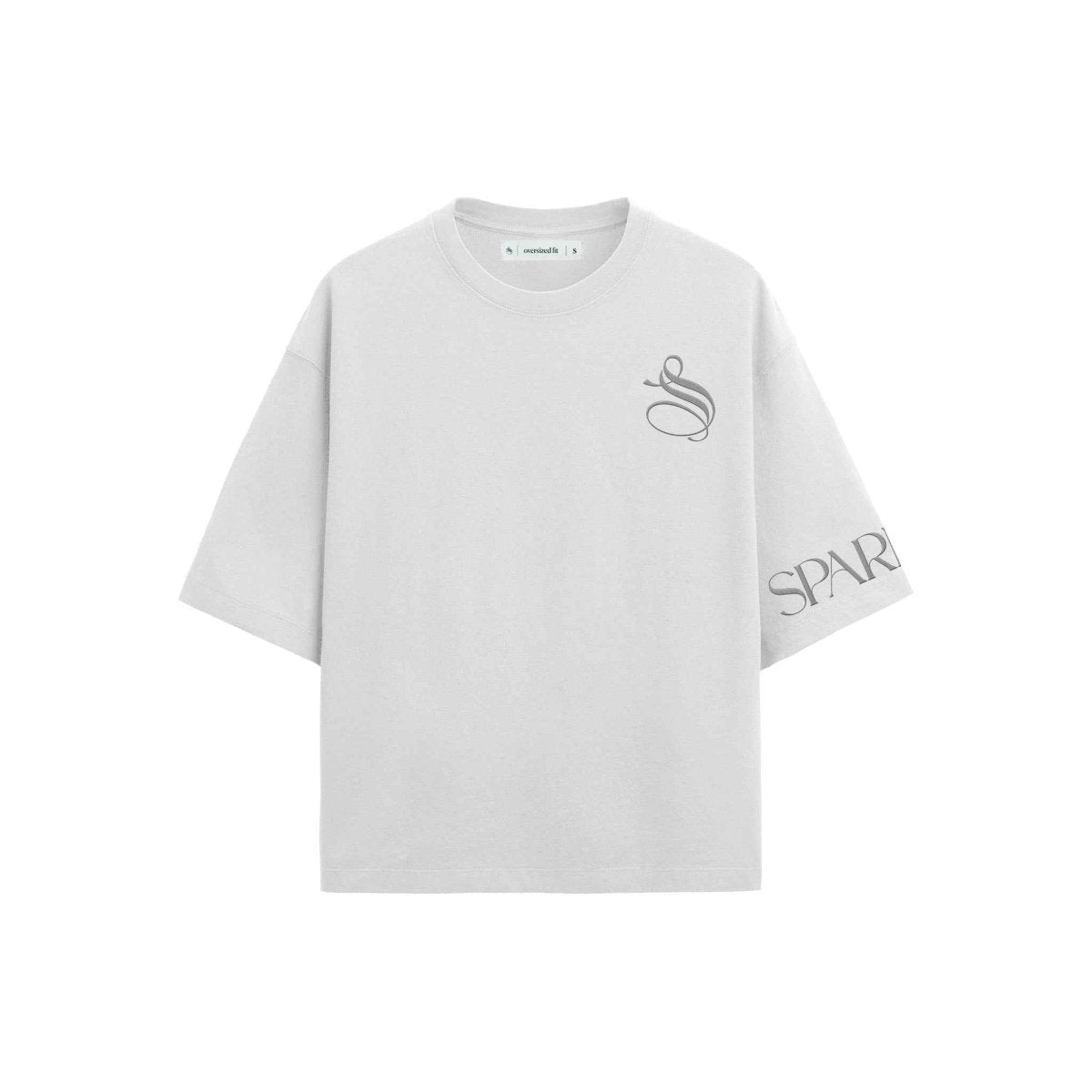Essentials White Oversized T-shirt - SPARROW