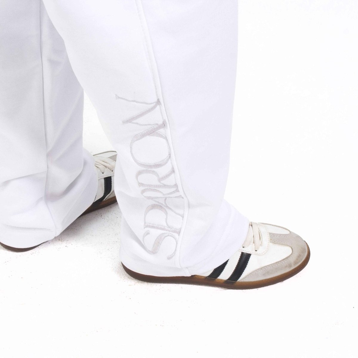 Essentials White Sweatpants - SPARROW