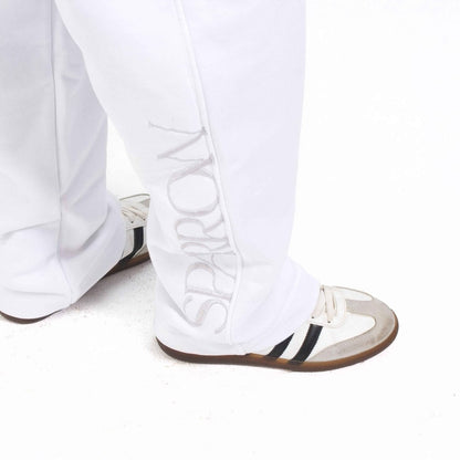 Essentials White Sweatpants - SPARROW