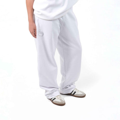 Essentials White Sweatpants - SPARROW