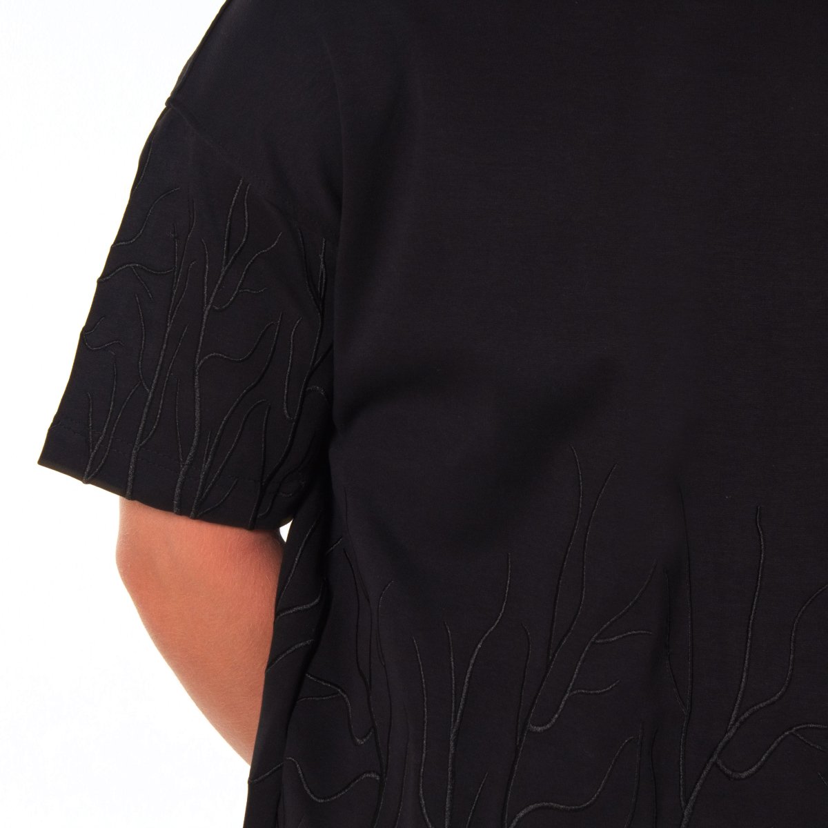 Origin Black Oversized T-shirt - SPARROW