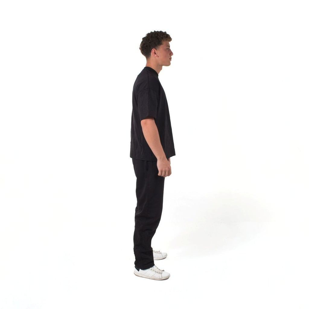 Origin Black Oversized T-shirt - SPARROW