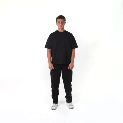 Origin Black Oversized T-shirt - SPARROW