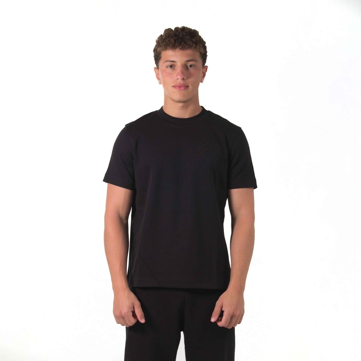Origin Black Regular Fit T-shirt - SPARROW