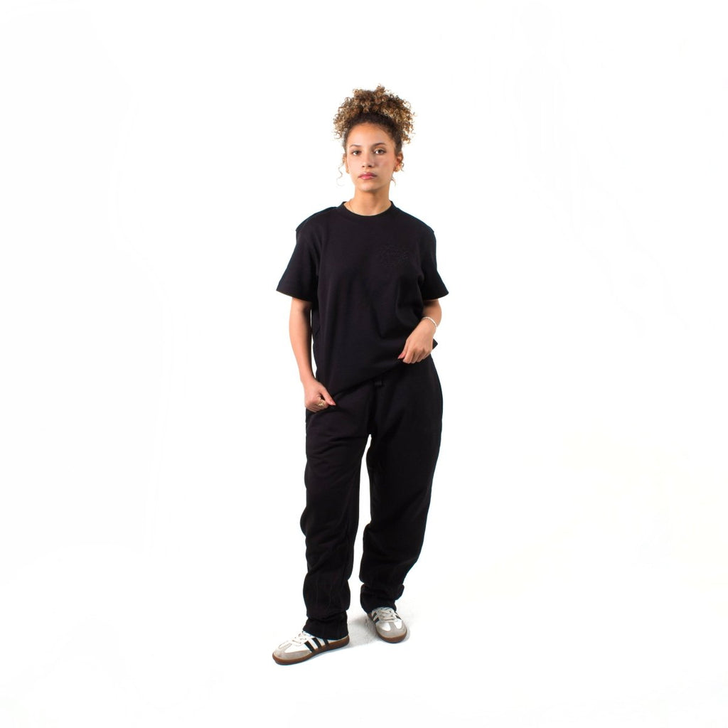 Origin Black Regular Fit T-shirt - SPARROW