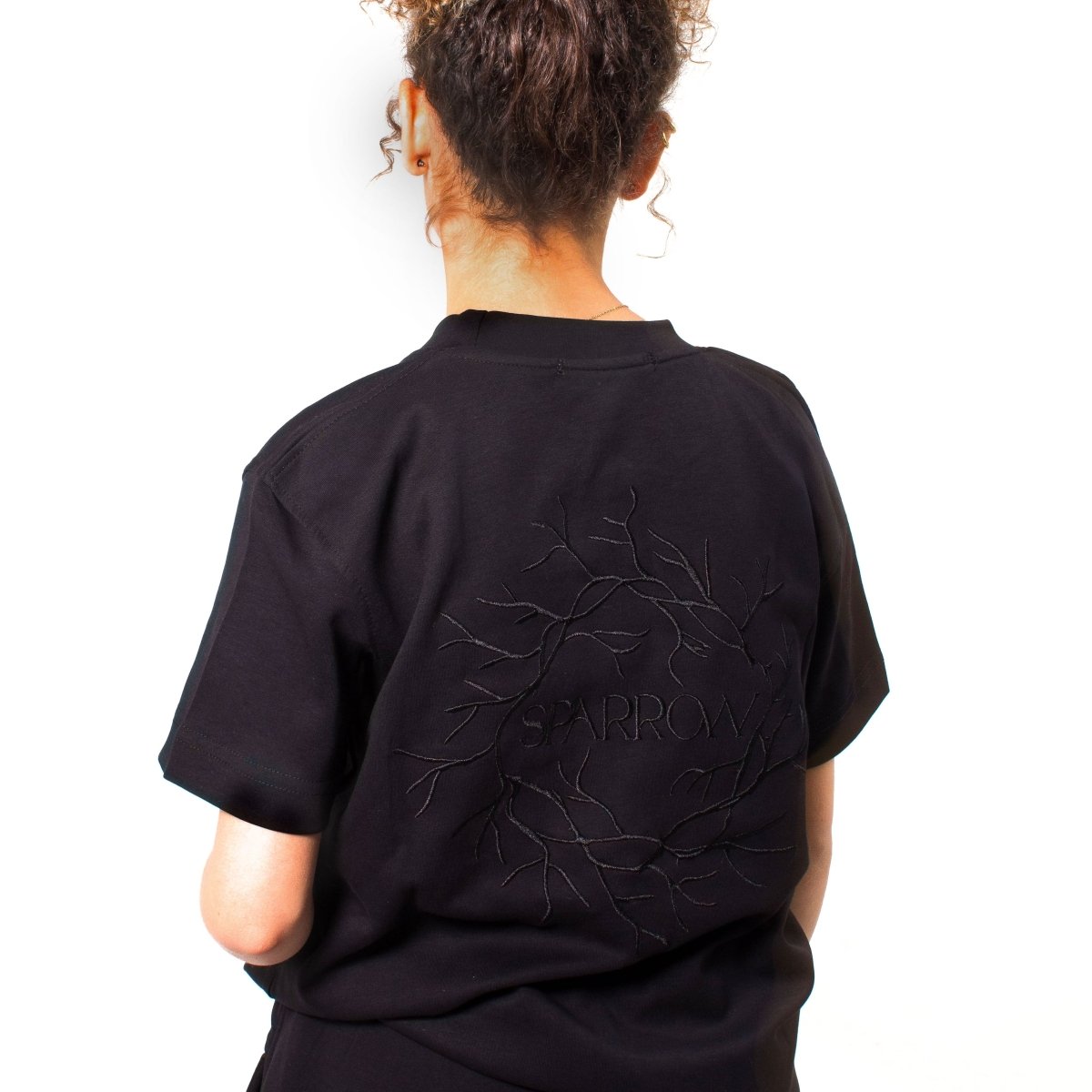 Origin Black Regular Fit T-shirt - SPARROW