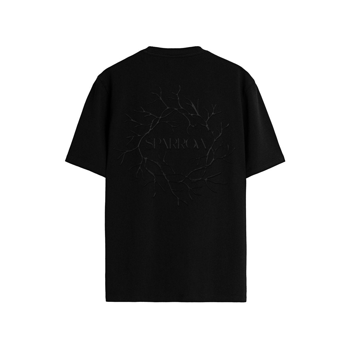 Origin Black Regular Fit T-shirt - SPARROW