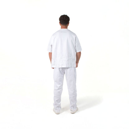Origin White Oversized T-shirt - SPARROW