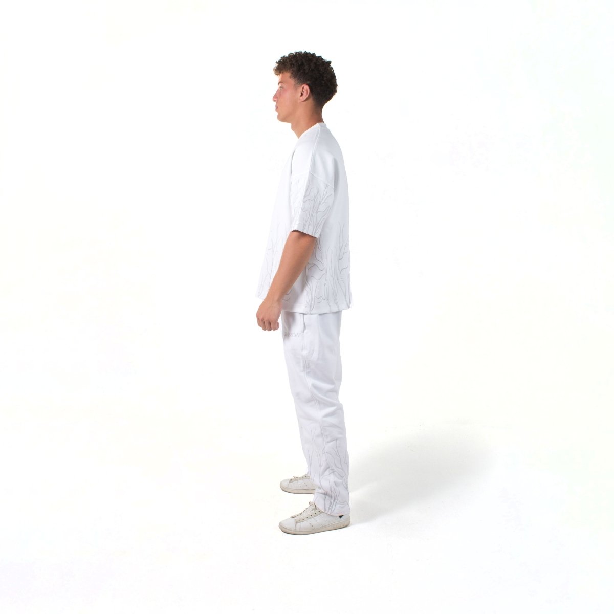 Origin White Oversized T-shirt - SPARROW