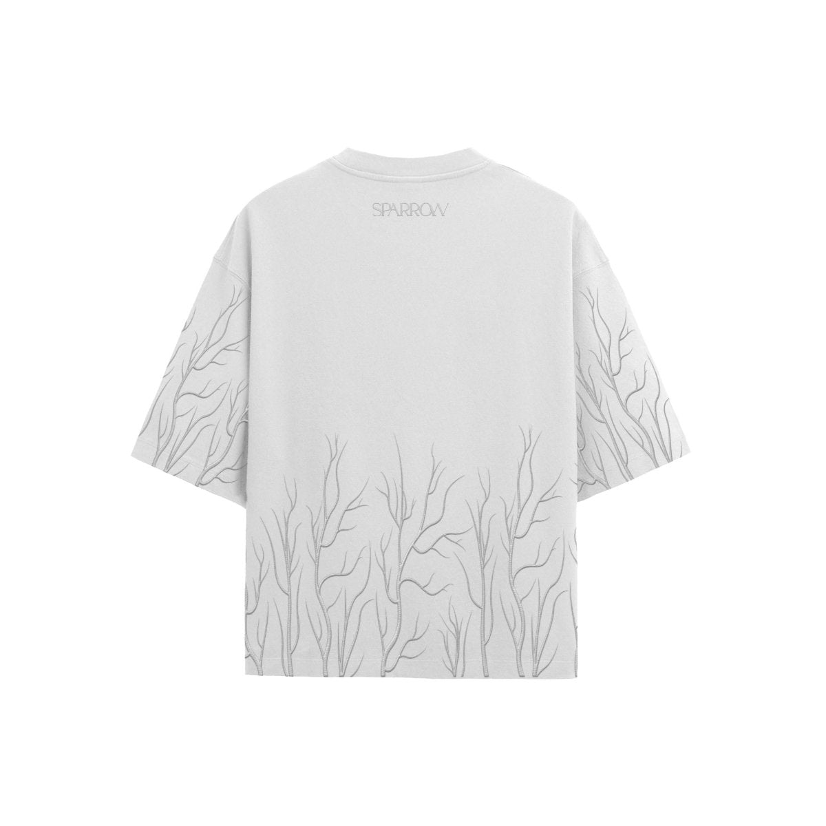 Origin White Oversized T-shirt - SPARROW