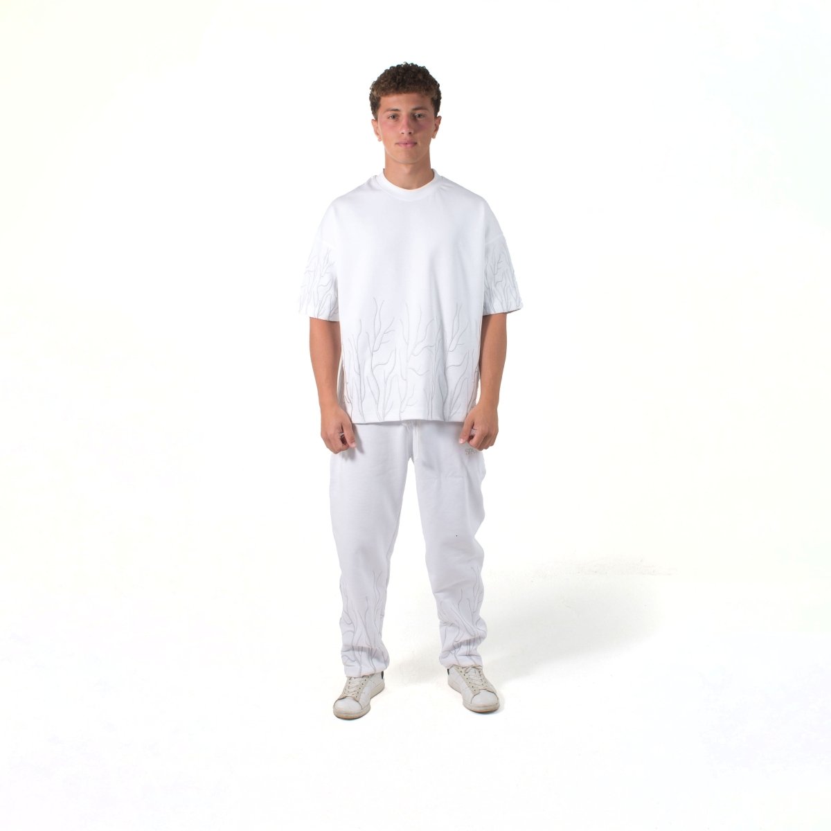 Origin White Oversized T-shirt - SPARROW