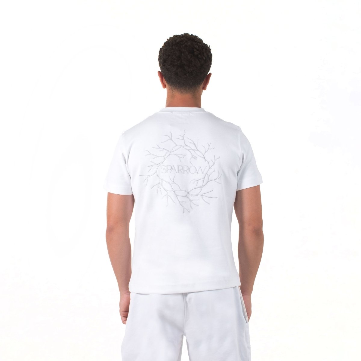 Origin White Regular Fit T-shirt - SPARROW