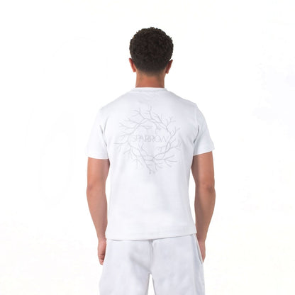 Origin White Regular Fit T-shirt - SPARROW